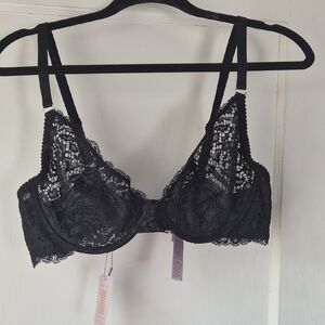 Savage X Fenty Black Lace Bra